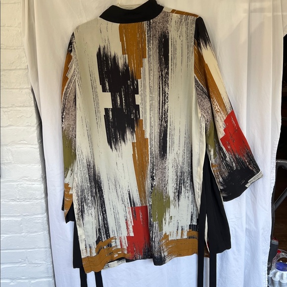 IC by Connie K Abstract Long Sleeve Layered Tunic, Womens XXL - Picture 3 of 8